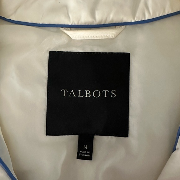 Talbots off-white vest. - Picture 3 of 4